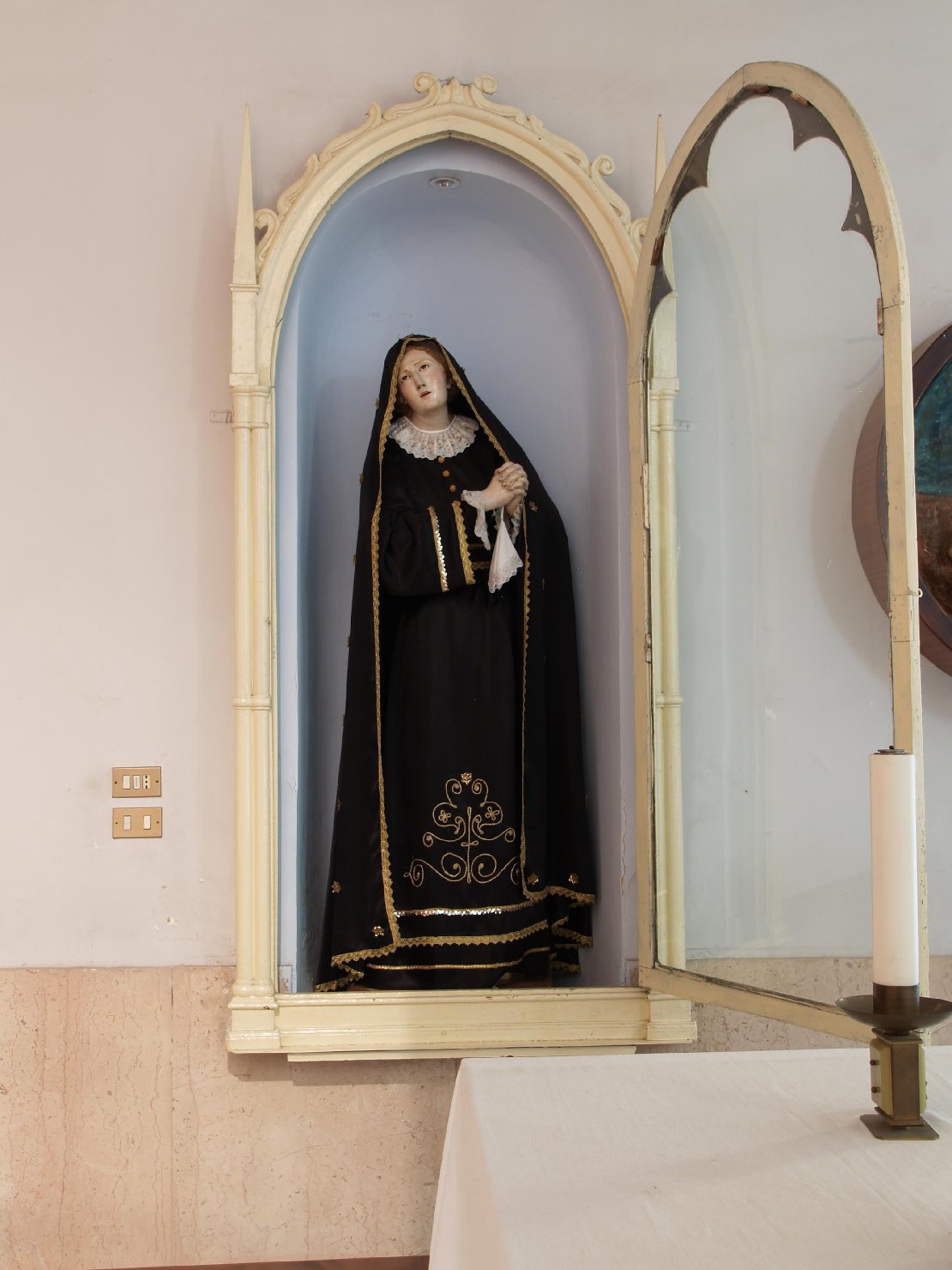 Madonna Addolorata (statua processionale) - bottega napoletana (prima metà sec. XIX)