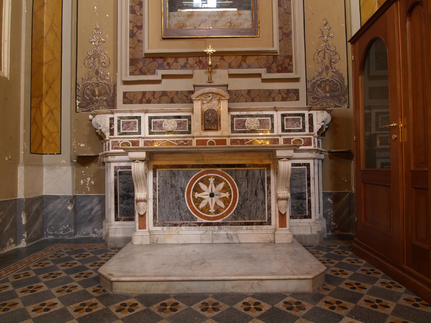 altare - a mensa - bottega napoletana (prima metà sec. XX)