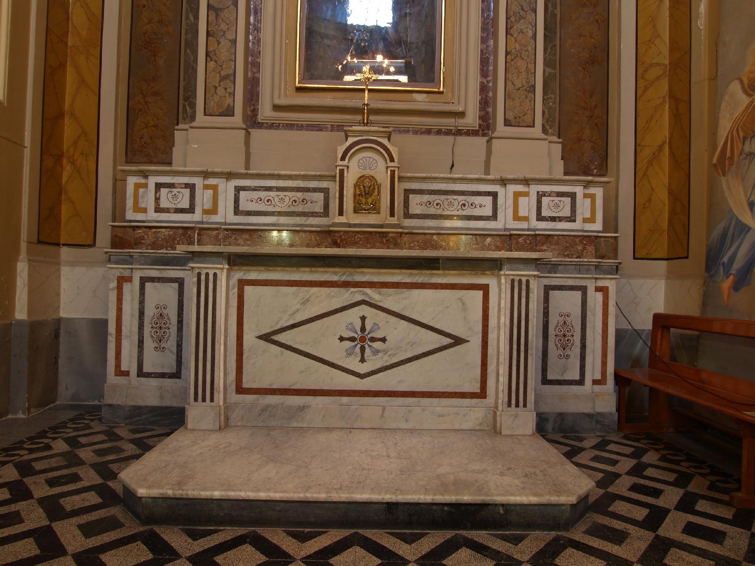 altare - a mensa - bottega napoletana (primo quarto sec. XX)