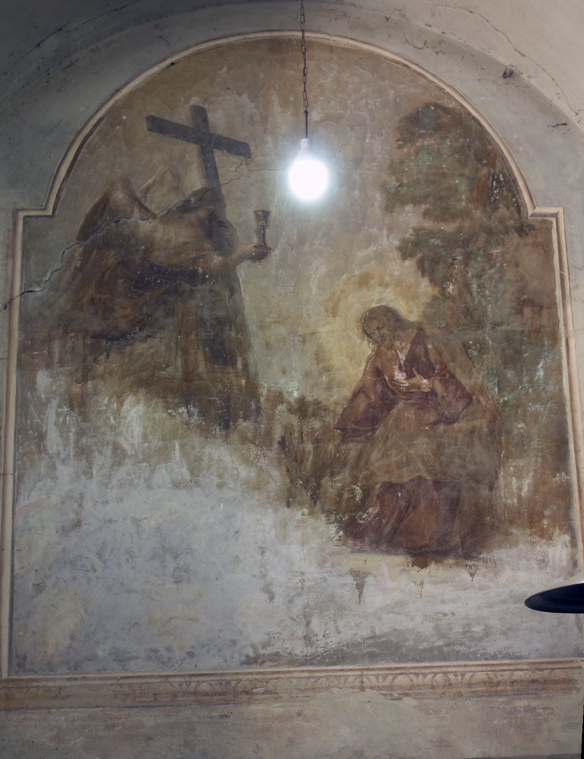 orazione di Cristo nell'orto di Getsemani (dipinto, opera isolata) - ambito campano (seconda metà sec. XVII)