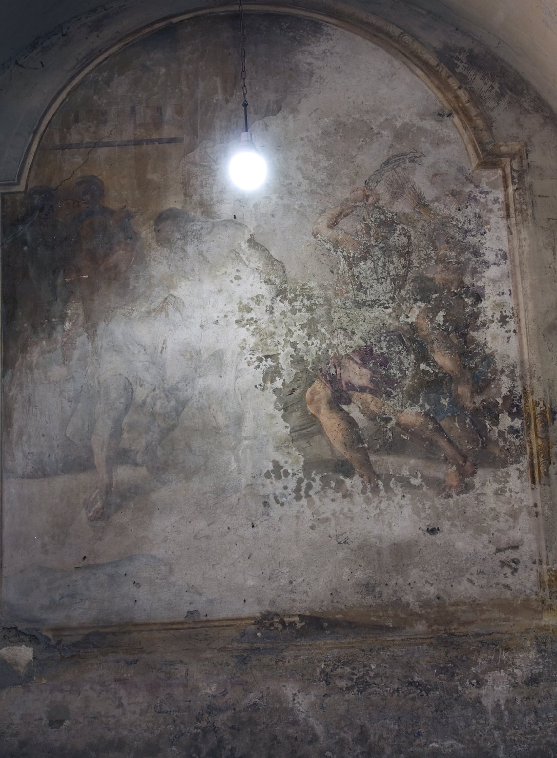 Cristo alla colonna (dipinto, opera isolata) - ambito campano (seconda metà sec. XVII)