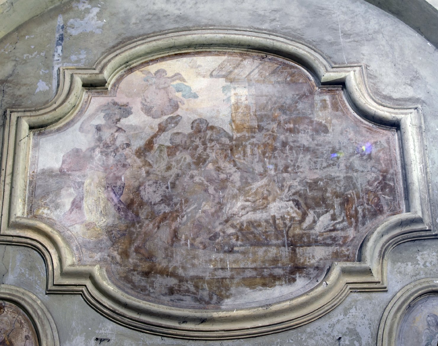 natività di Gesù (dipinto, opera isolata) - ambito campano (seconda metà sec. XVII)