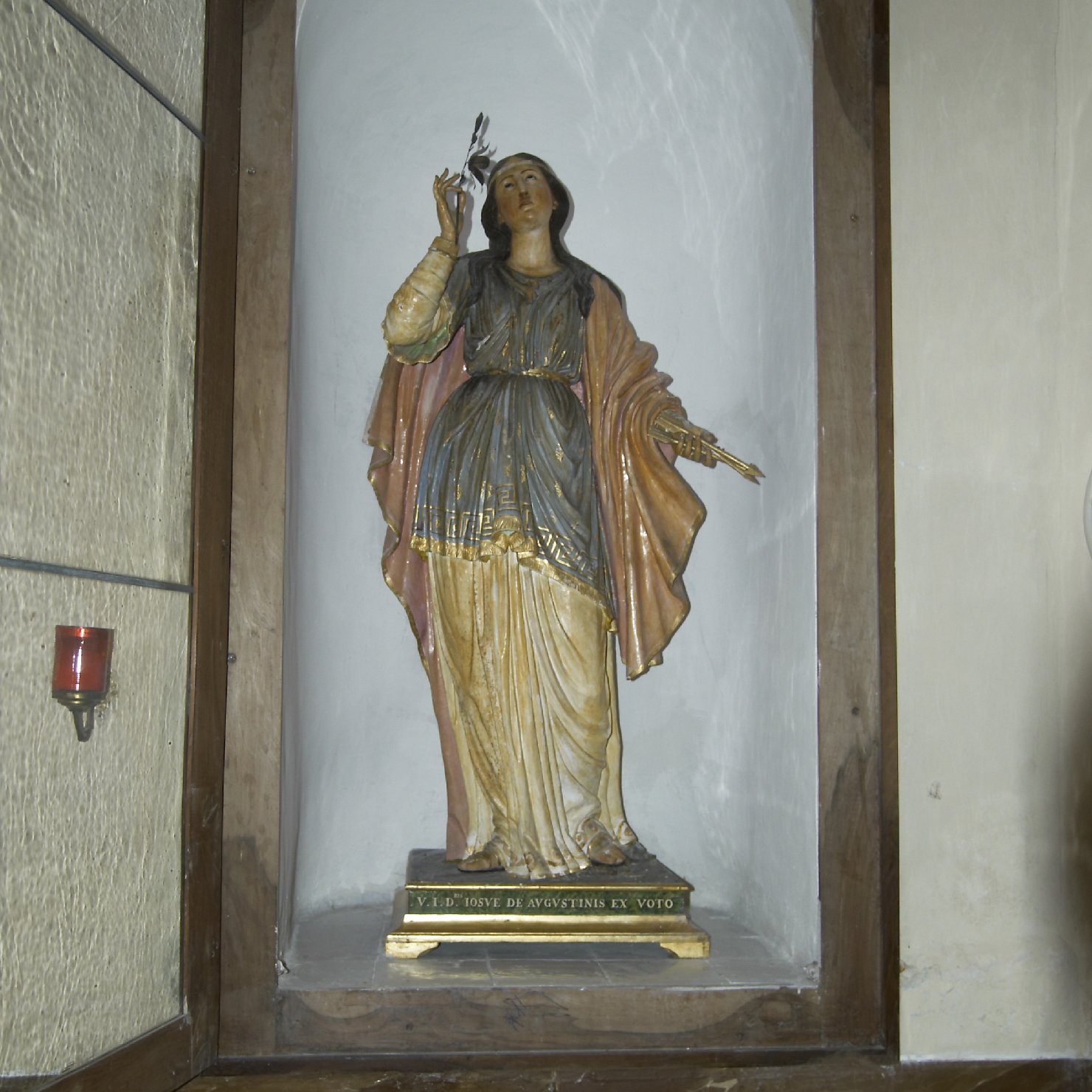 Santa Filomena (statua, opera isolata) - bottega beneventana (fine sec. XIX)