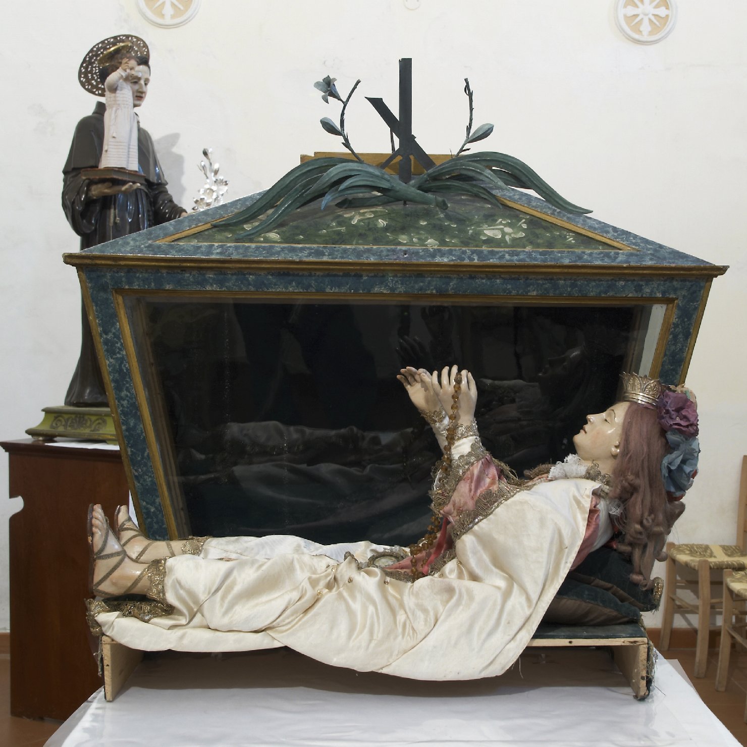 Santa Filomena (reliquiario - a statua) - bottega beneventana (inizio sec. XIX)