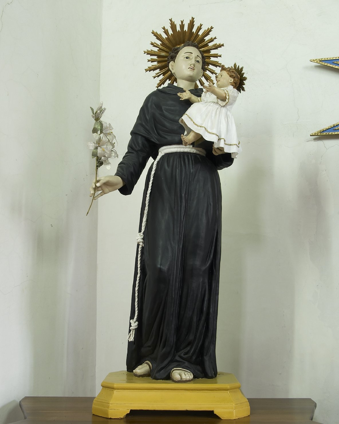 Sant'Antonio da Padova, Sant'Antonio da Padova (statua, opera isolata) - bottega campana (seconda metà sec. XIX)