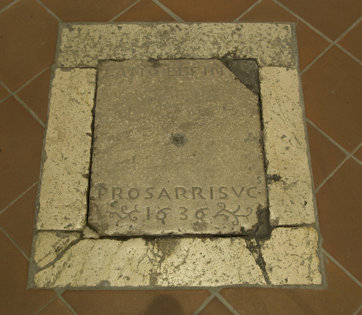 lastra tombale, opera isolata - bottega campana (prima metà sec. XVII)