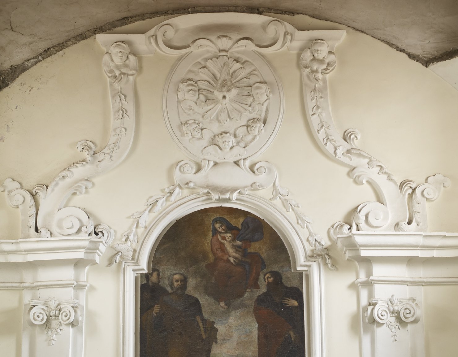 decorazione plastica, complesso decorativo - bottega campana (inizio sec. XIX)