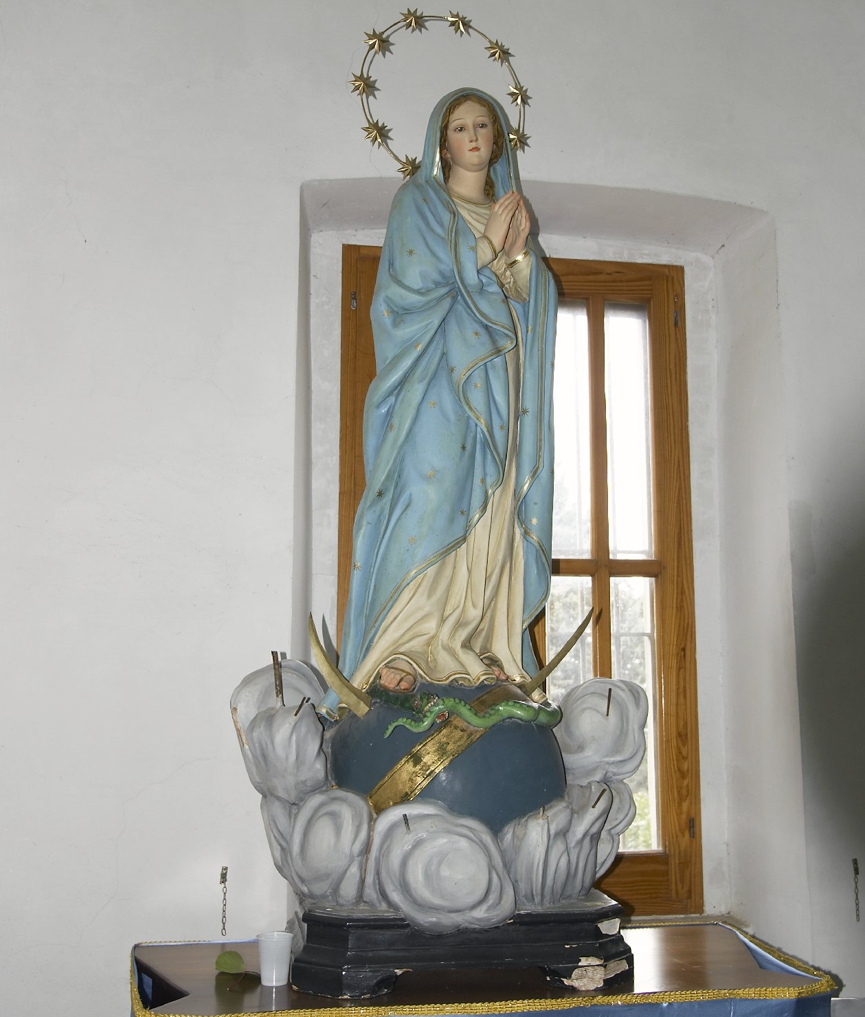 Madonna Immacolata, Madonna Immacolata (statua processionale, opera isolata) - bottega campana (prima metà sec. XIX)