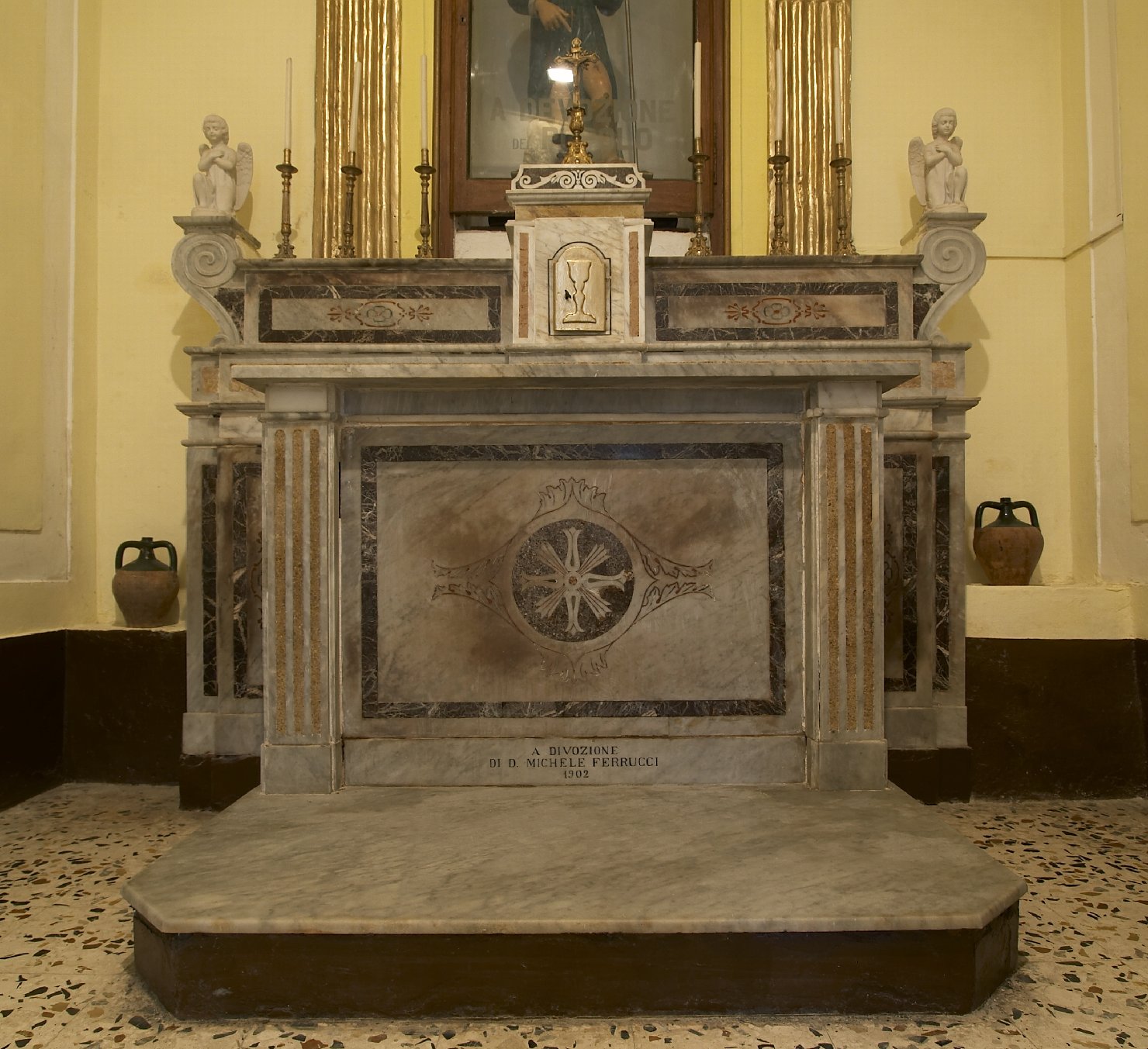 altare maggiore - bottega campana (prima metà sec. XX)