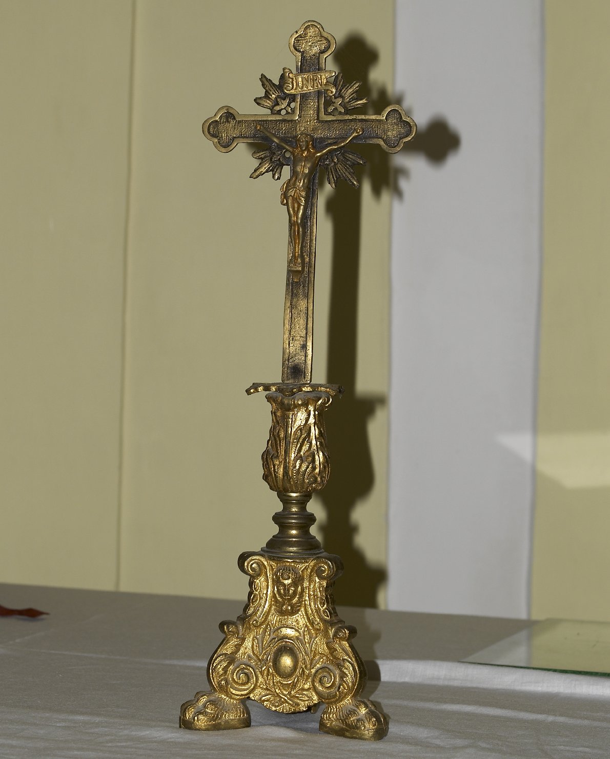 croce processionale, opera isolata - bottega campana (prima metà sec. XIX)