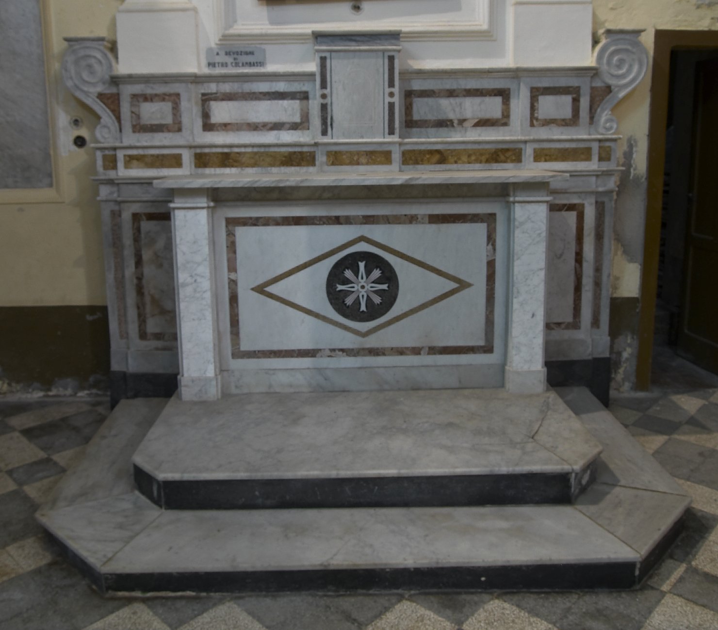 altare, opera isolata - bottega campana (fine sec. XIX)