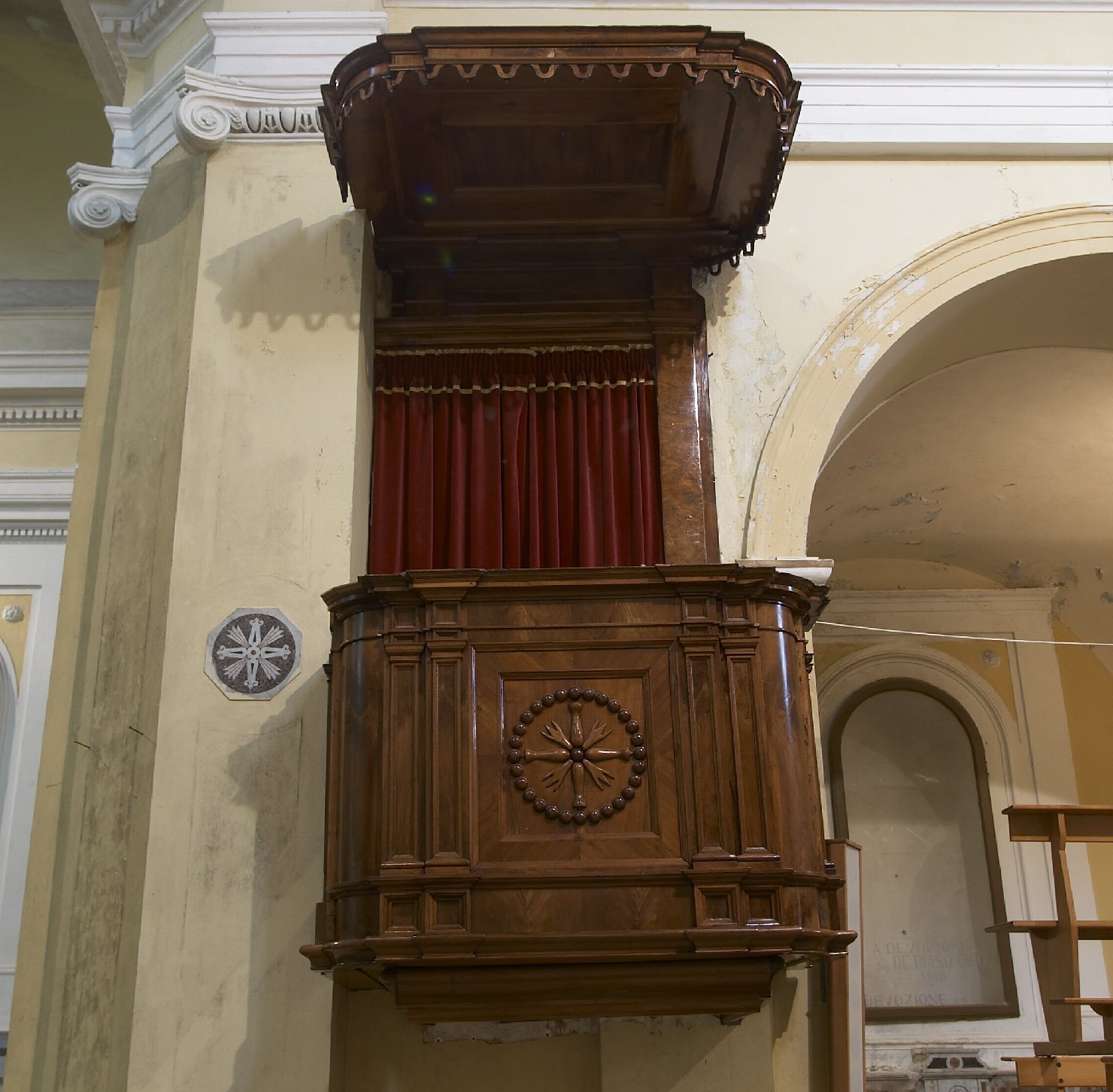 pulpito, opera isolata - bottega campana (prima metà sec. XVIII)