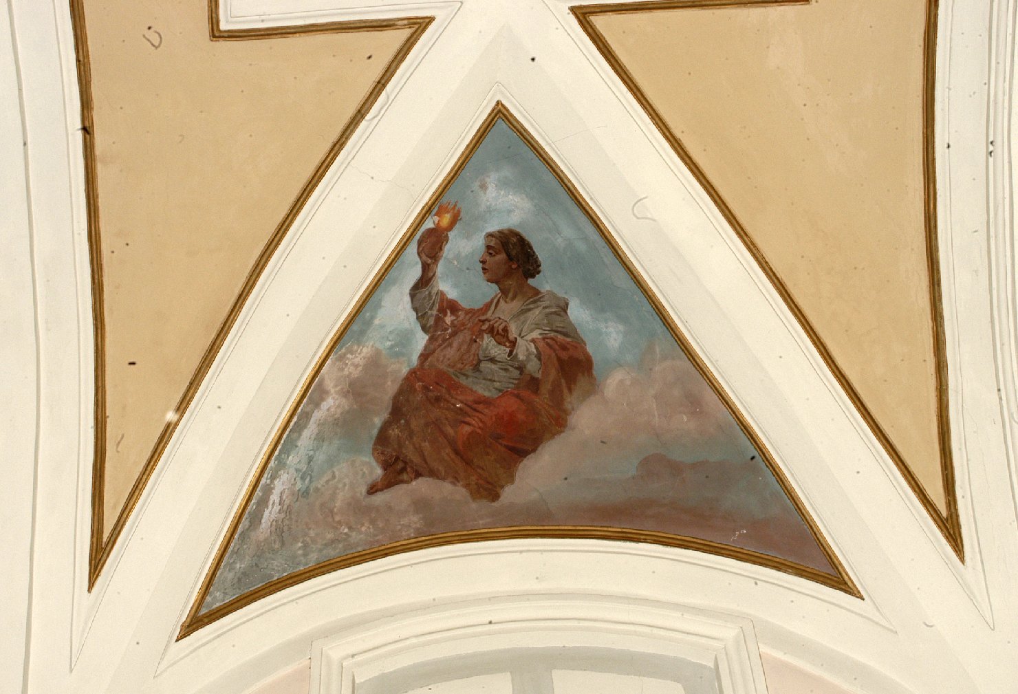 allegoria della Speranza (dipinto, opera isolata) - ambito campano (sec. XIX)