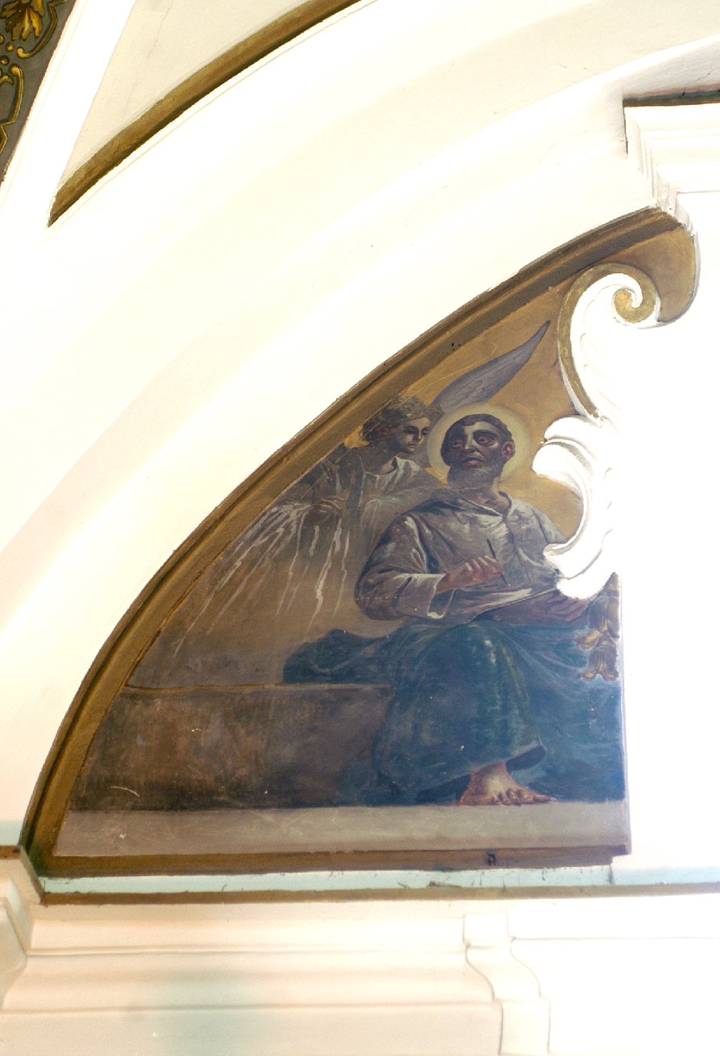 Evangelista Matteo (dipinto, opera isolata) - ambito campano (prima metà sec. XIX)