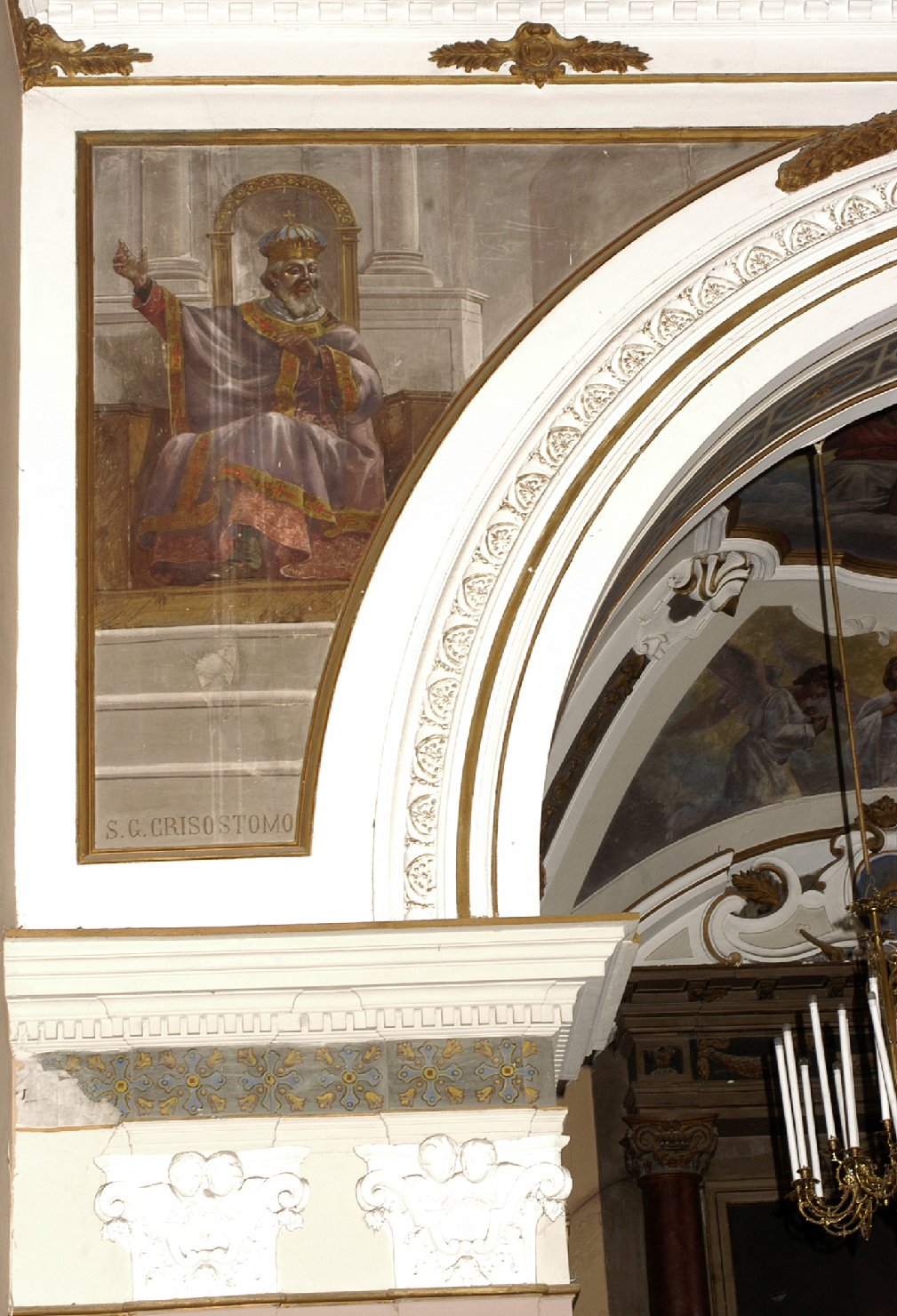 San Giovanni Crisostomo (dipinto, opera isolata) di Lauriano Francesco (prima metà sec. XIX)