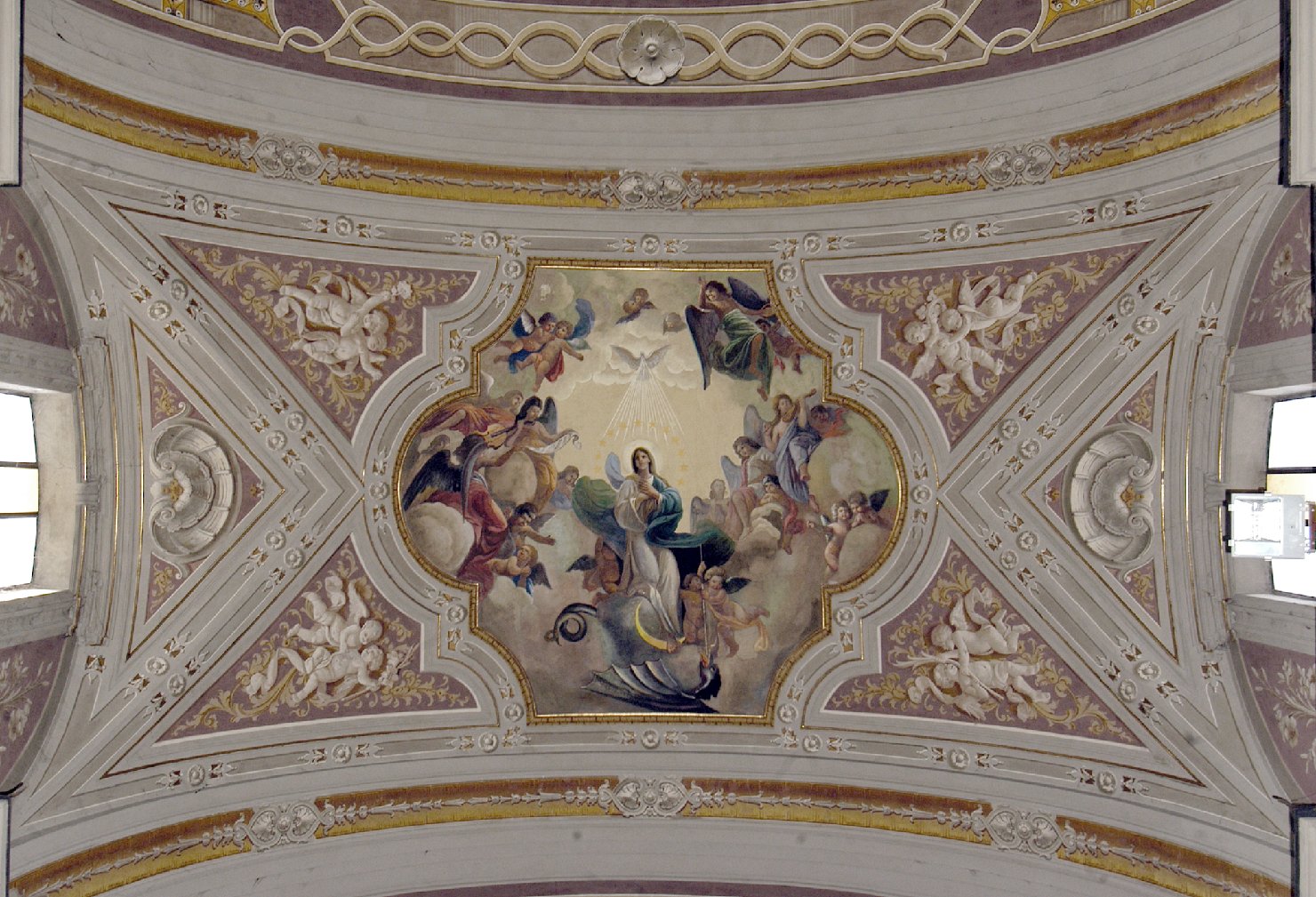Immacolata Concezione (dipinto, opera isolata) di Iodice Raffaele (attribuito) (primo quarto sec. XX)
