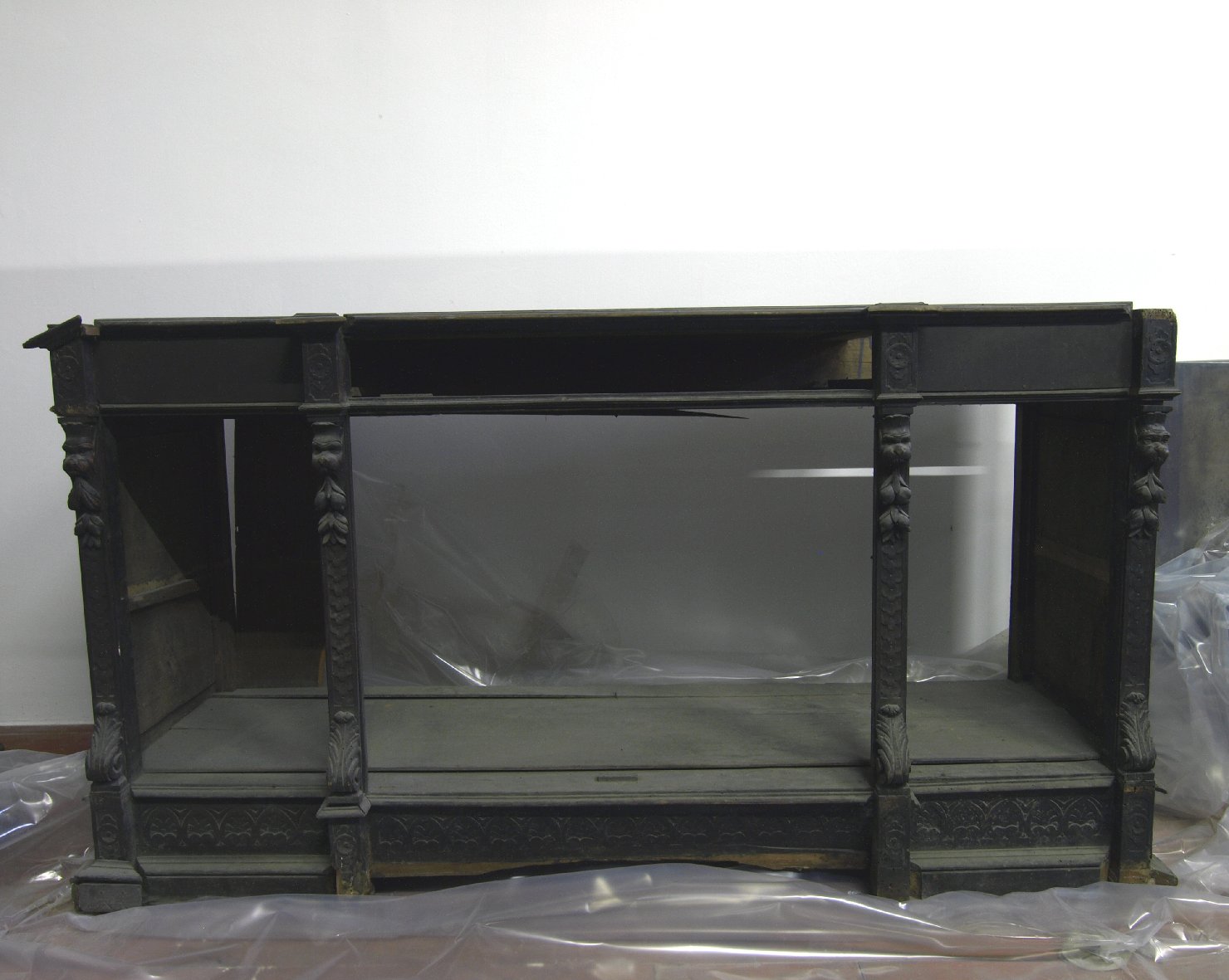 credenza - bottega campana (inizio sec. XIX)