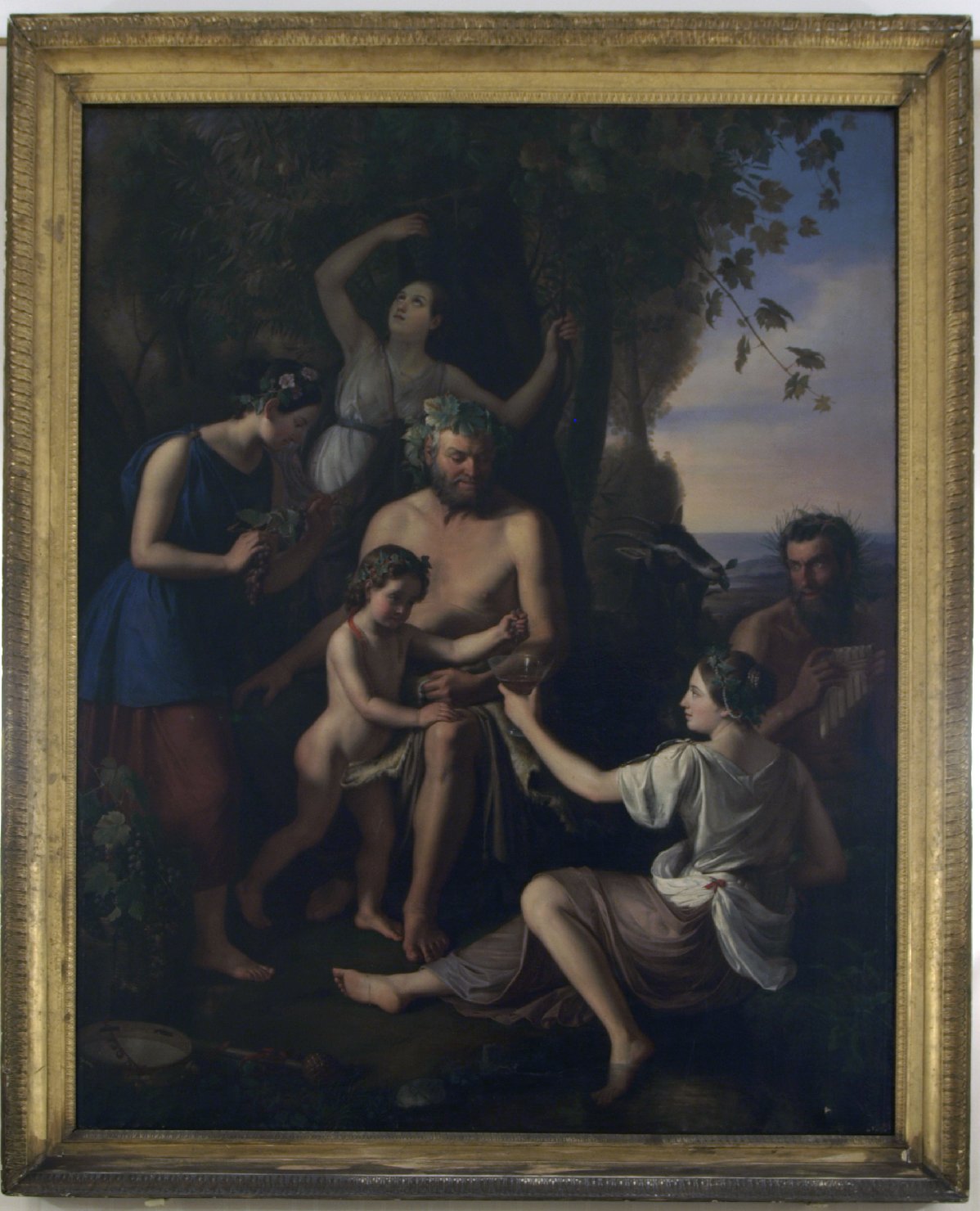trionfo di Bacco (dipinto, opera isolata) di Bonolis Giuseppe (prima metà sec. XIX)