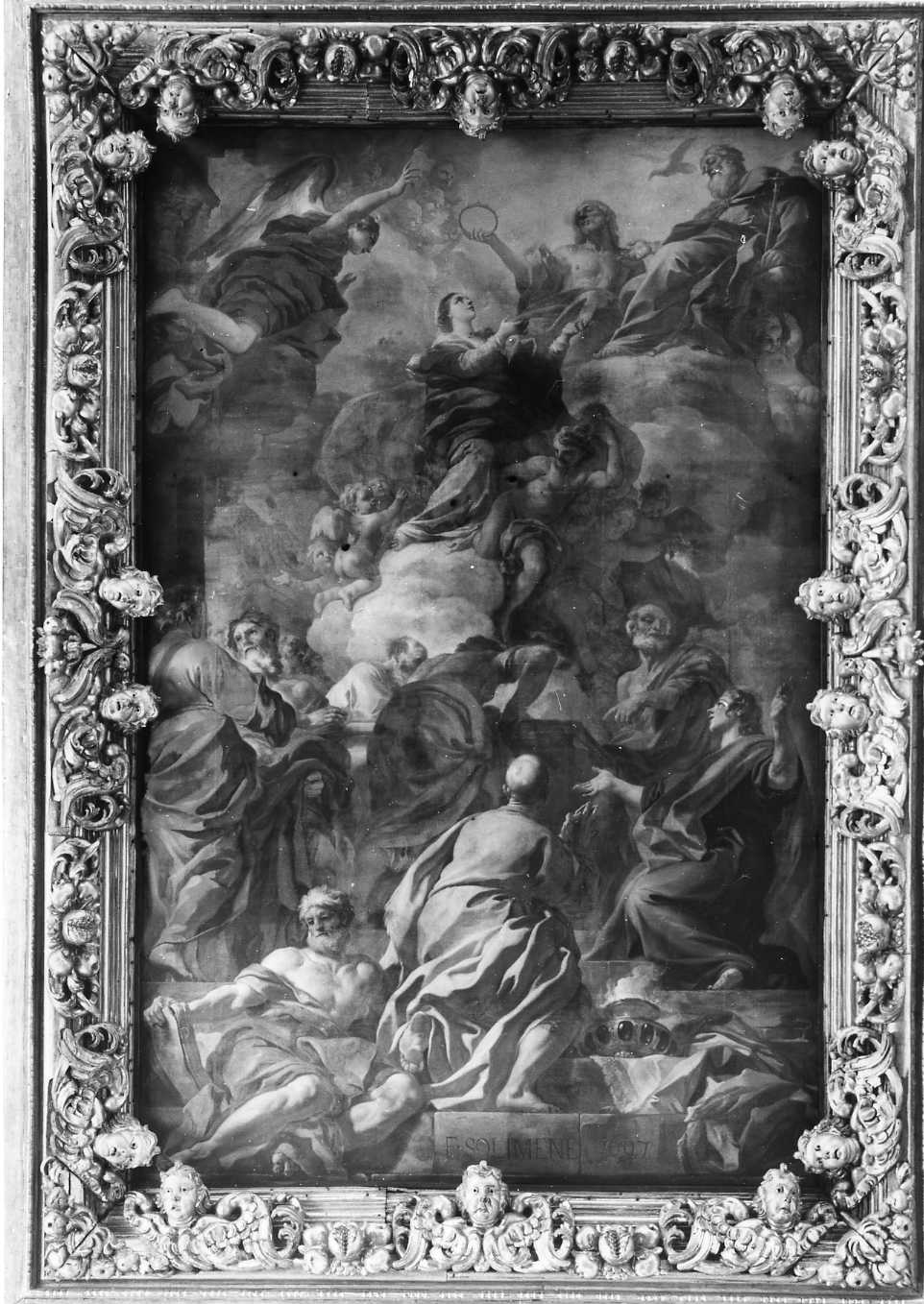 assunzione della Madonna (dipinto) di Solimena Francesco detto Abate Ciccio (sec. XVII)