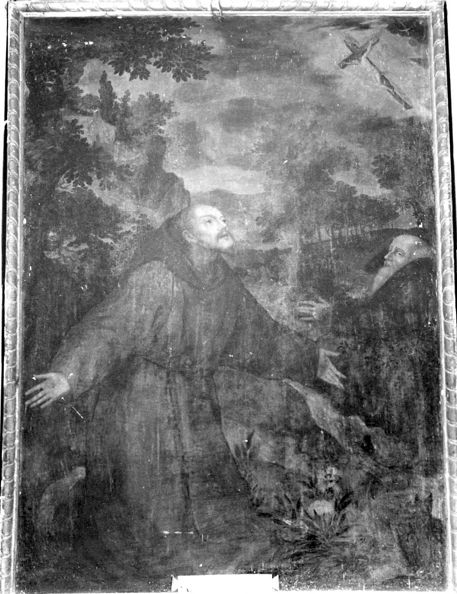 San Francesco d'Assisi riceve le stimmate (dipinto) di Lama Giovan Bernardo (scuola) (fine sec. XVI)
