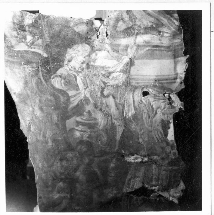 dipinto, frammento - ambito napoletano (prima metà sec. XVIII)