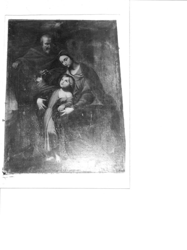 Sacra Famiglia (dipinto) di Vaccaro Andrea (scuola) (sec. XVII)