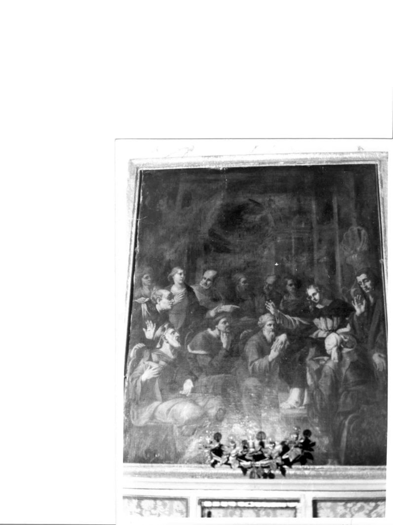 disputa di Gesù con i dottori nel tempio (dipinto) - ambito Italia meridionale (sec. XVII)