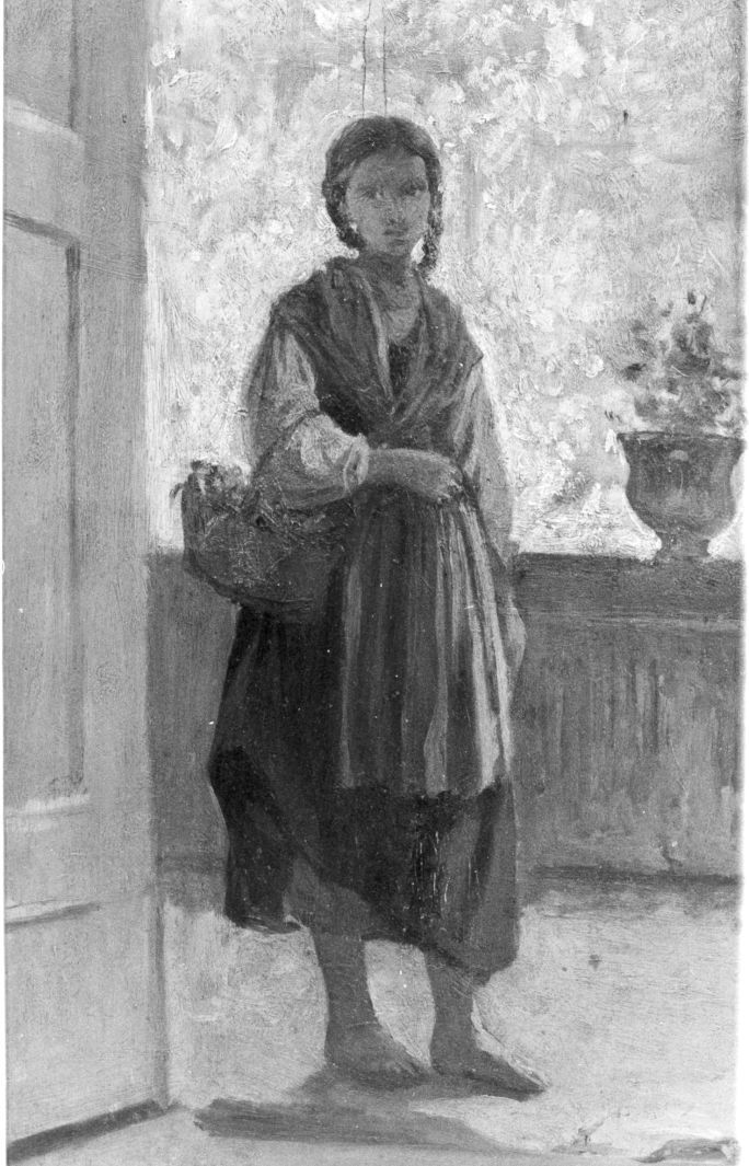 ritratto di donna (dipinto, opera isolata) di Martelli Achille (attribuito) (seconda metà sec. XIX)