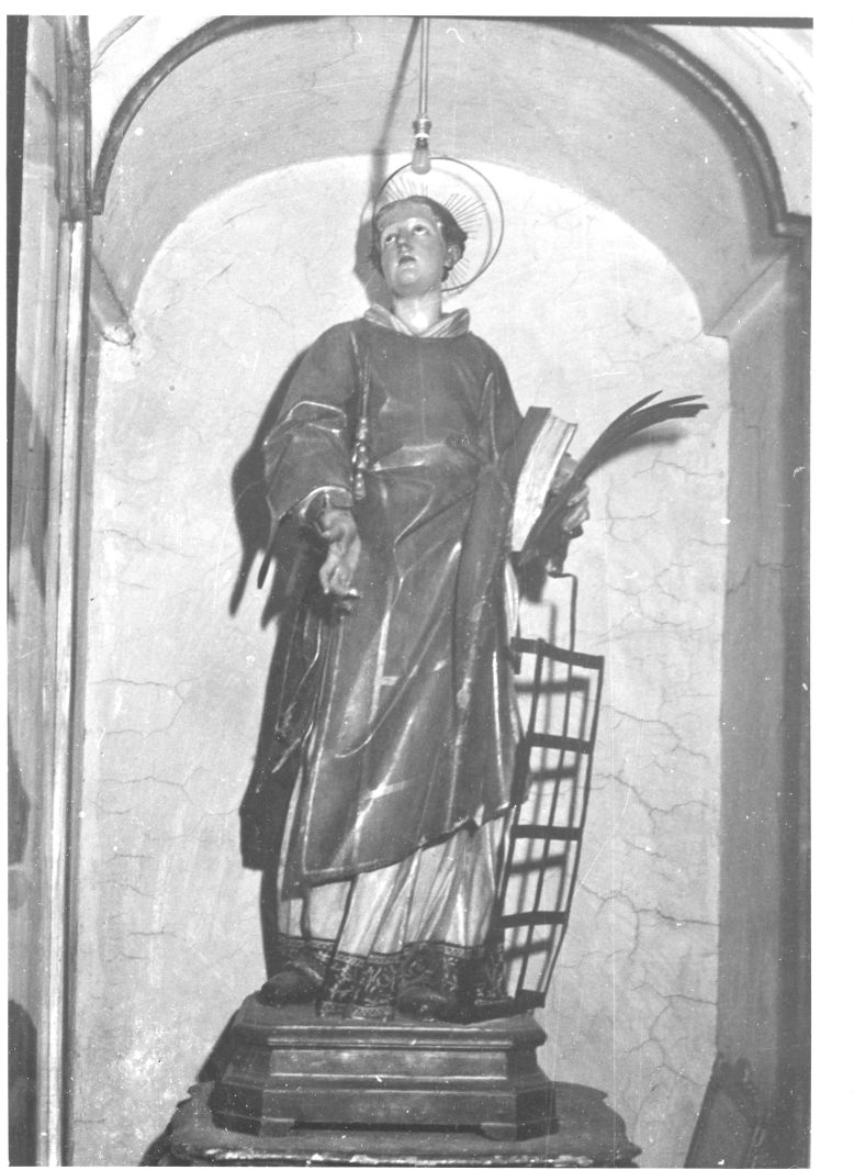 San Lorenzo (statua) di Divenuta Domenico (attribuito) (sec. XVIII)
