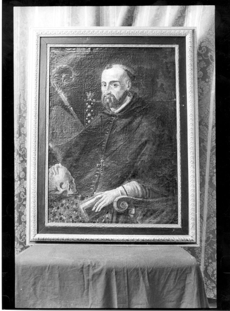 ritratto del vescovo Angelo Antonio Pallante (dipinto) - ambito campano (fine sec. XVIII)