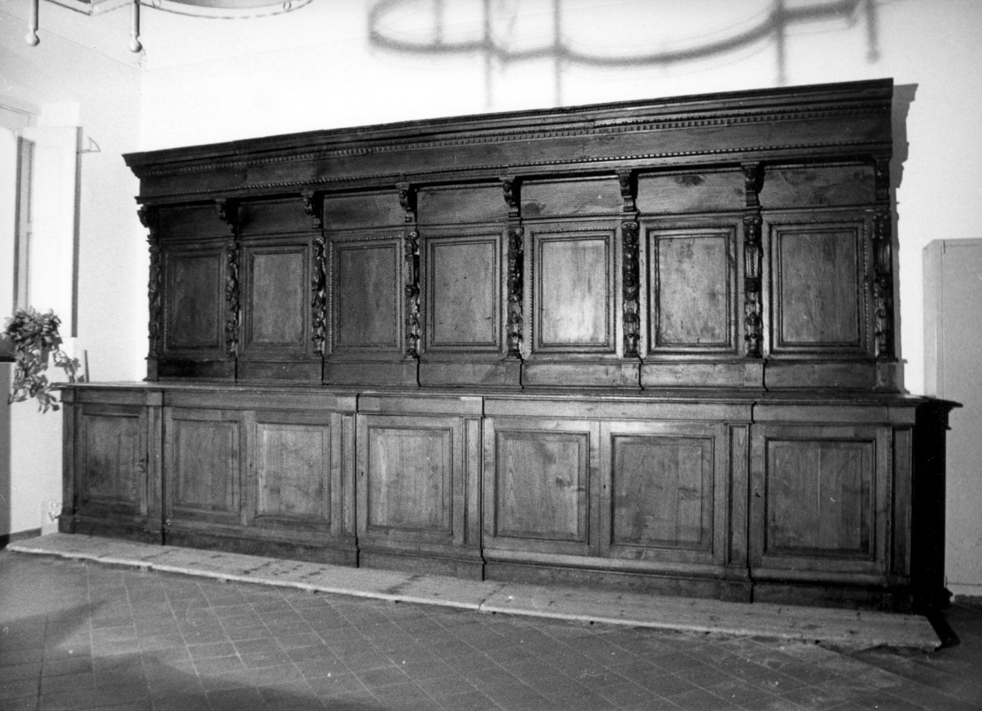 armadio da sacrestia di Infante Scipione (attribuito) (sec. XVII)