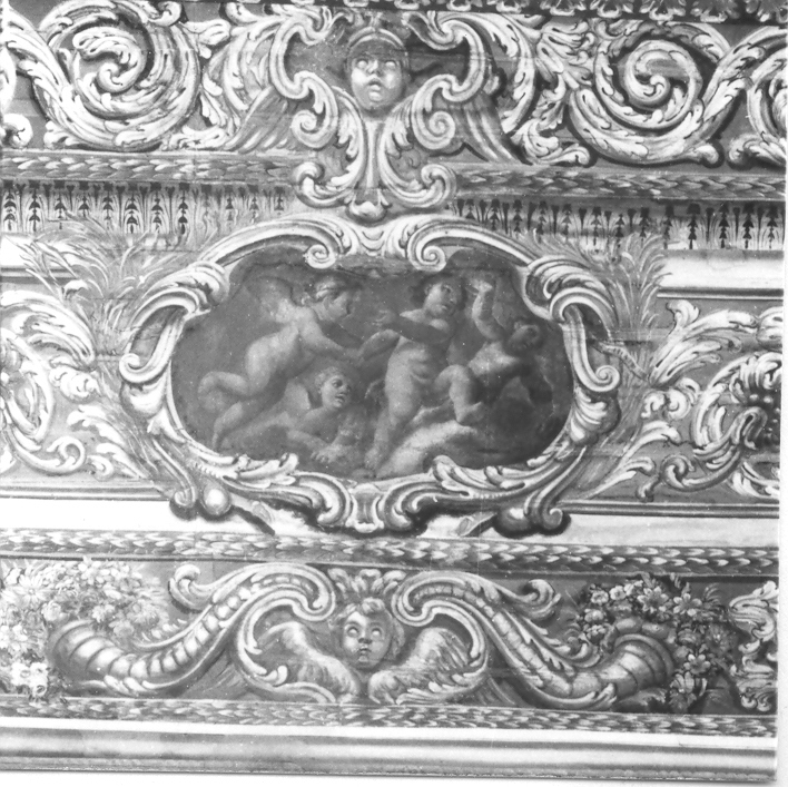 angioletti e putti (dipinto) di Miglionico Andrea (sec. XVII)