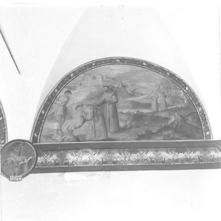 San Francesco d'Assisi trasforma il denaro in serpenti (dipinto, elemento d'insieme) - ambito campano (sec. XVII)