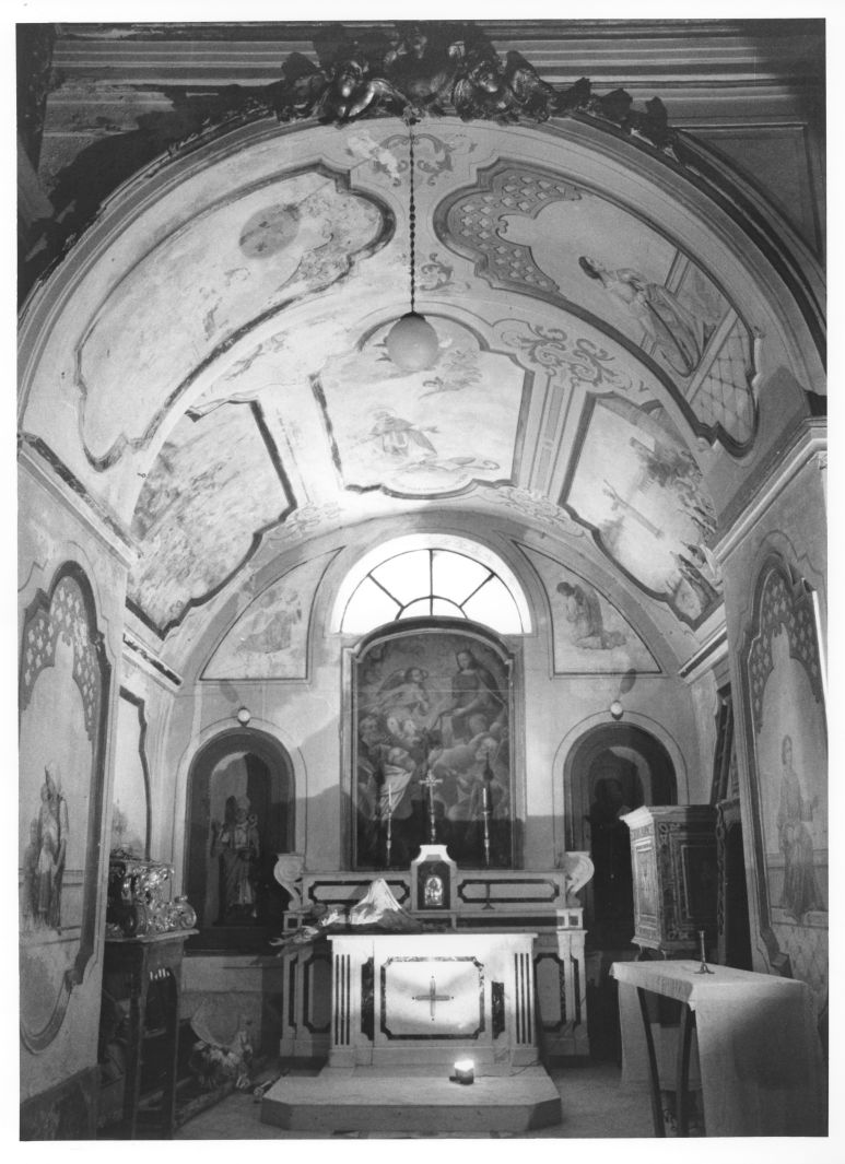 Santi e Virtù (dipinto, ciclo) - ambito salernitano (sec. XX)