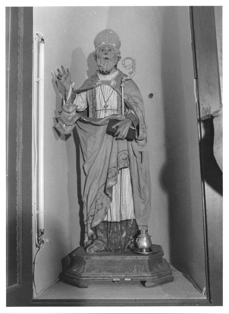 San Biagio (statua, opera isolata) - bottega campana (inizio sec. XIX)