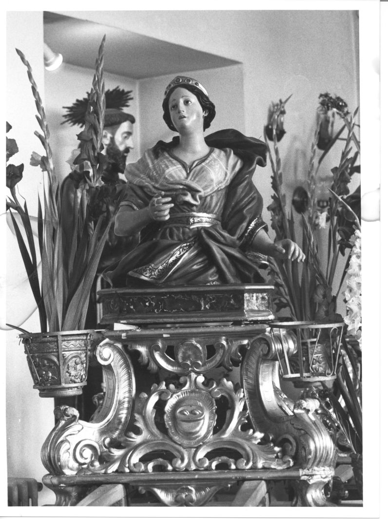 Santa Lucia (scultura processionale) - bottega irpina (fine sec. XIX)