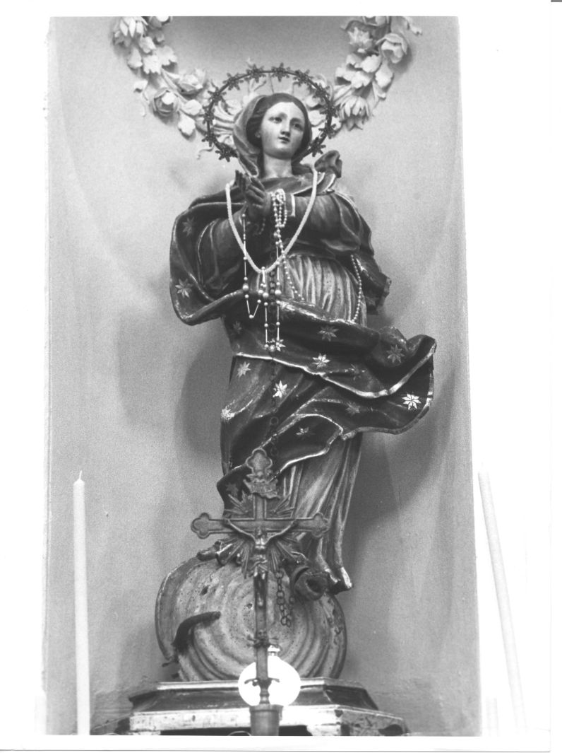 Madonna Immacolata (statua) - bottega campana (metà sec. XVIII)