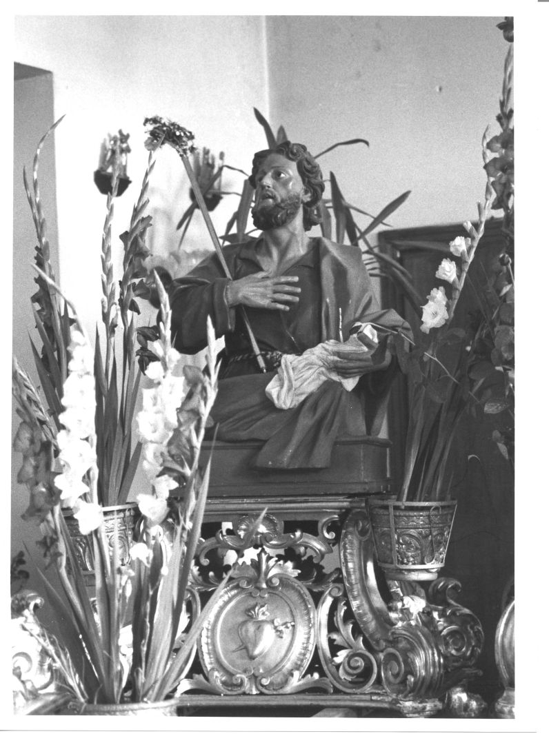 San Giuseppe e Gesù Bambino (scultura processionale) - bottega irpina (fine sec. XIX)