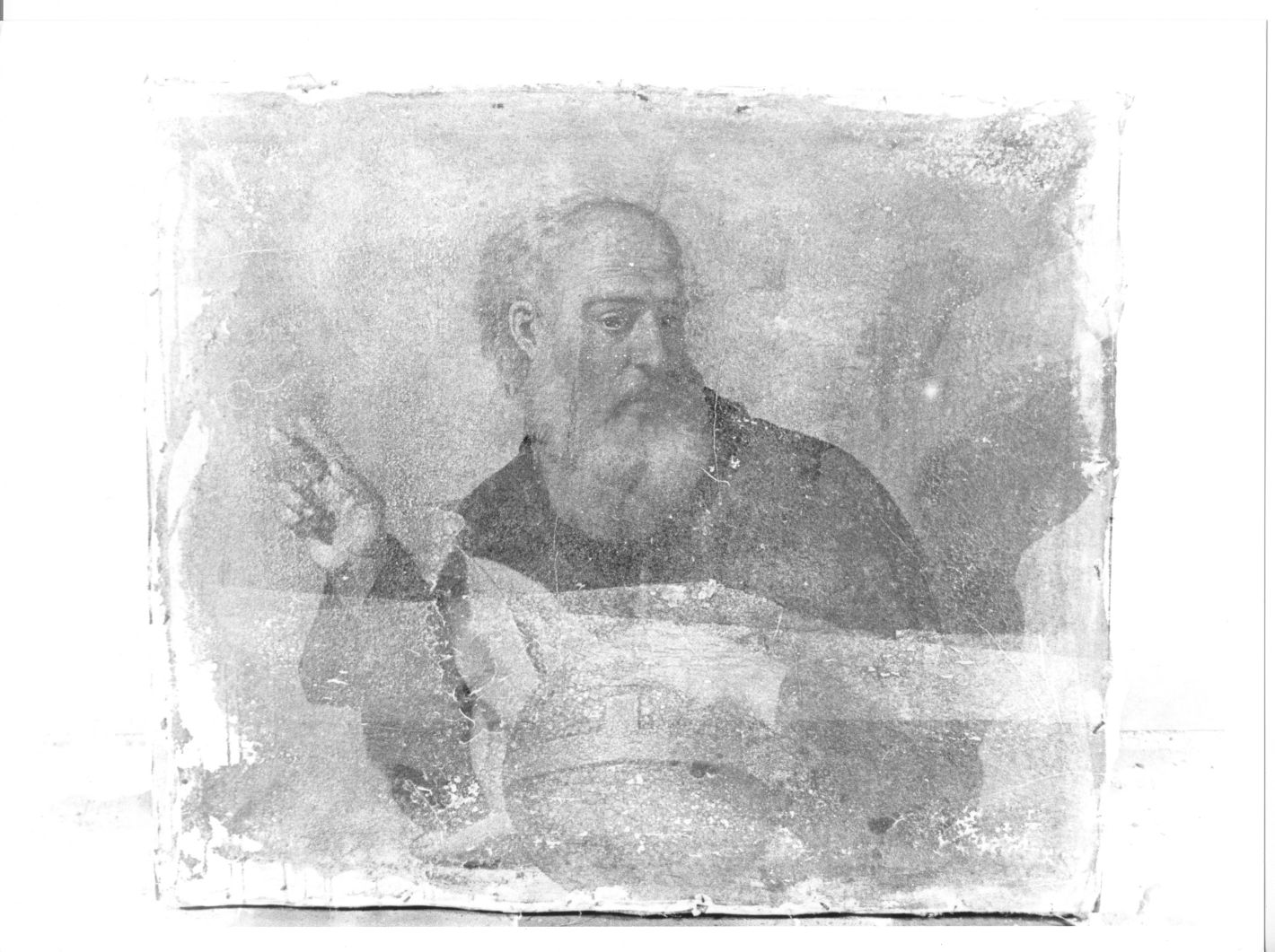 Dio Padre (dipinto) di Solimena Francesco detto Abate Ciccio (cerchia) (fine sec. XVII)