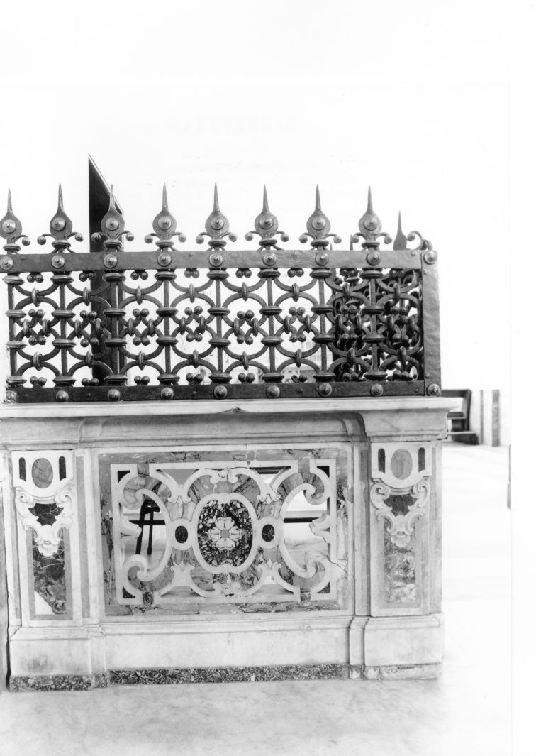 transenna, serie - bottega campana (fine sec. XVIII)