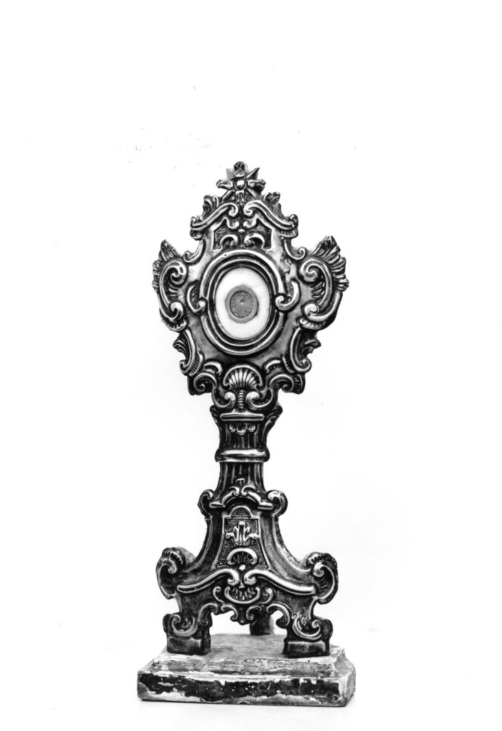 reliquiario-ostensorio - bottega campana (inizio sec. XIX)