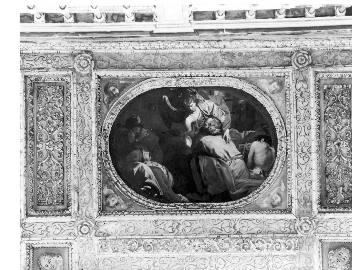 San Pietro liberato dal carcere da un angelo (dipinto) di Guarino Francesco (sec. XVII)