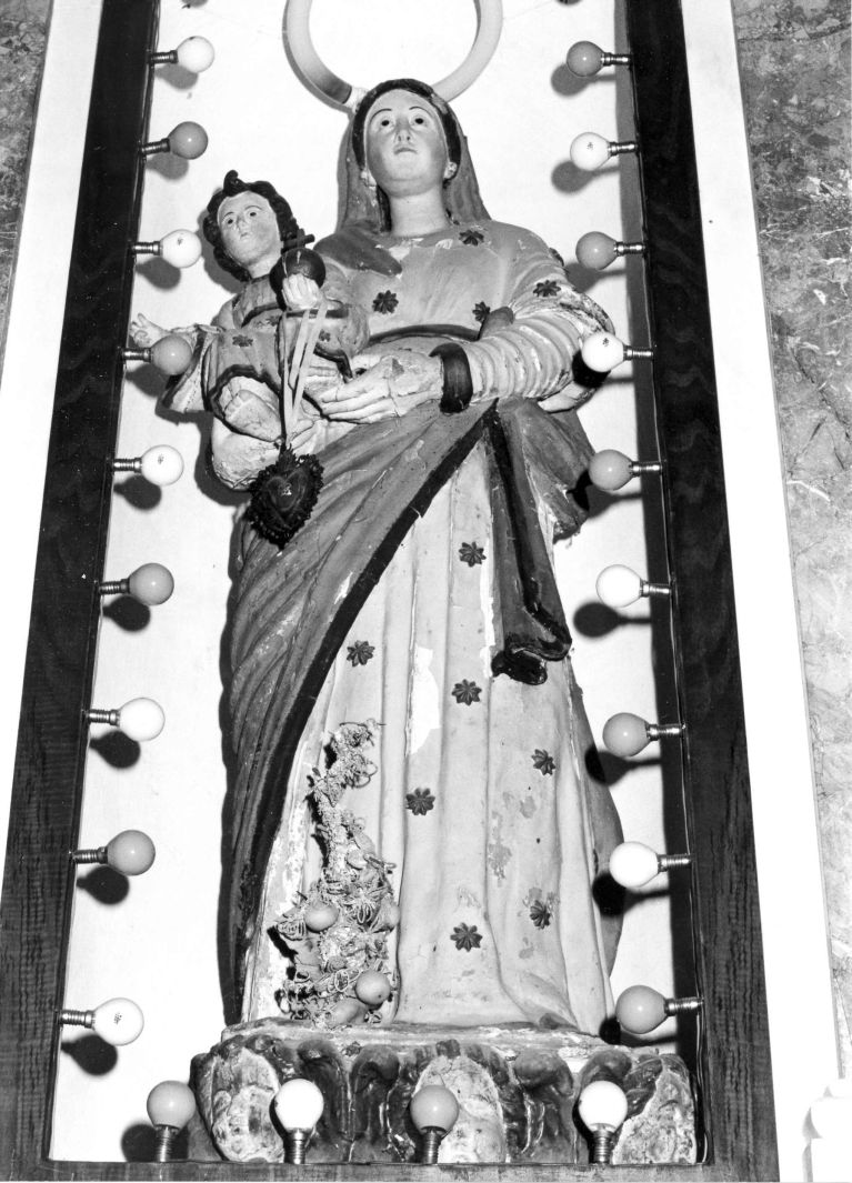 Madonna con Bambino (statua) - bottega irpina (secondo quarto sec. XX)