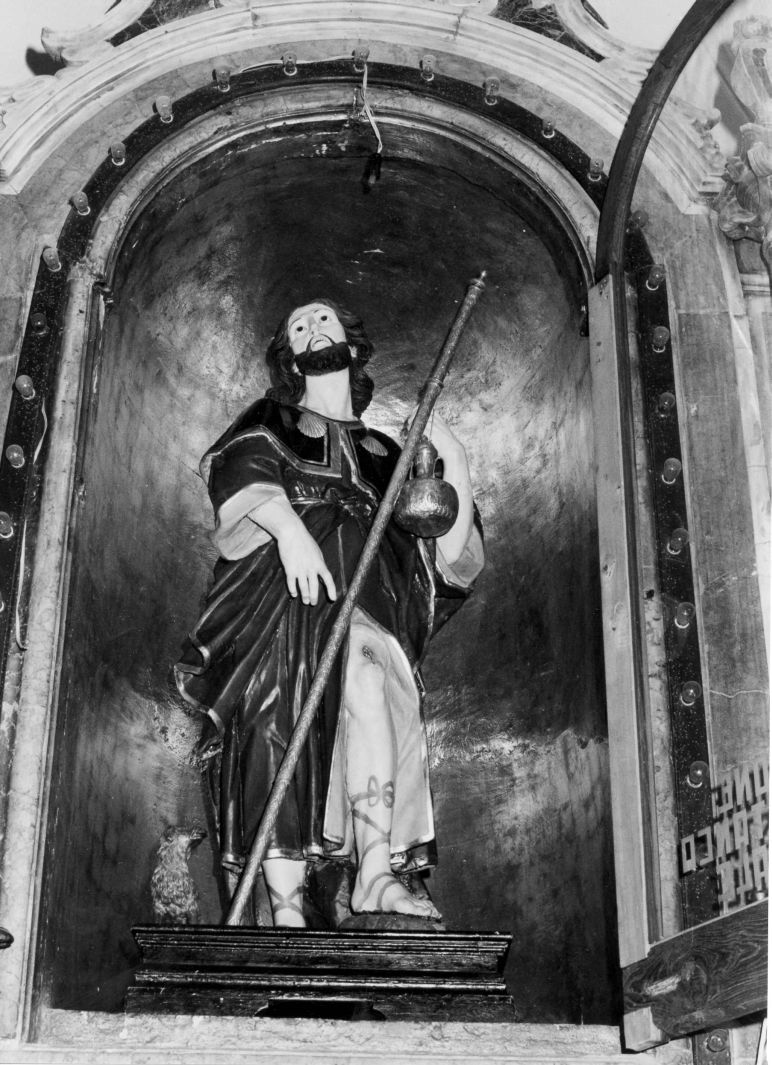 San Rocco (statua) di Colombo Giacomo (bottega) (prima metà sec. XVIII)