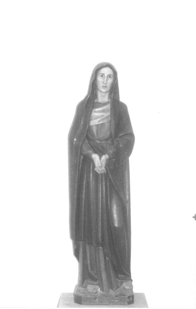 Madonna Addolorata piangente (statua) - bottega trentina (prima metà sec. XX)