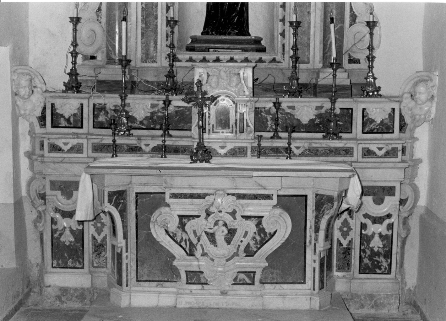 altare, serie di Sammartino Giuseppe (cerchia) (sec. XVIII)