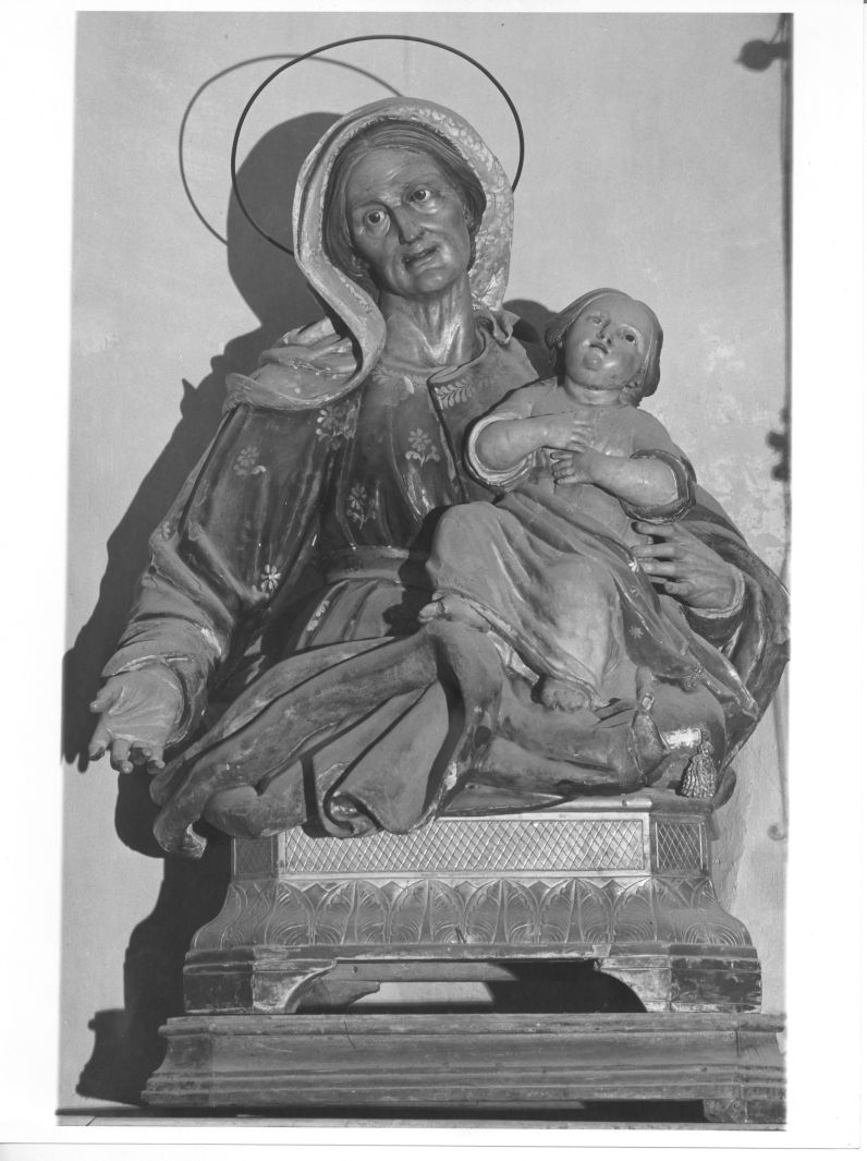 Maria Vergine bambina e Sant'Anna (statua) di Colombo Giacomo (seconda metà sec. XVIII)