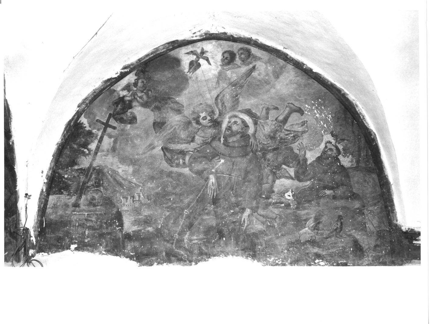 San Francesco d'Assisi riceve le stimmate (dipinto, ciclo) - ambito napoletano (secc. XVII/ XIX)
