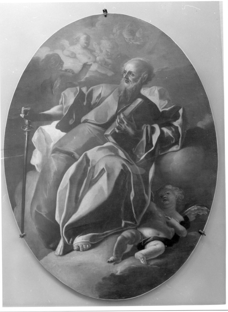 San Paolo in gloria (dipinto) di Peccheneda Nicola (attribuito) (sec. XVIII)