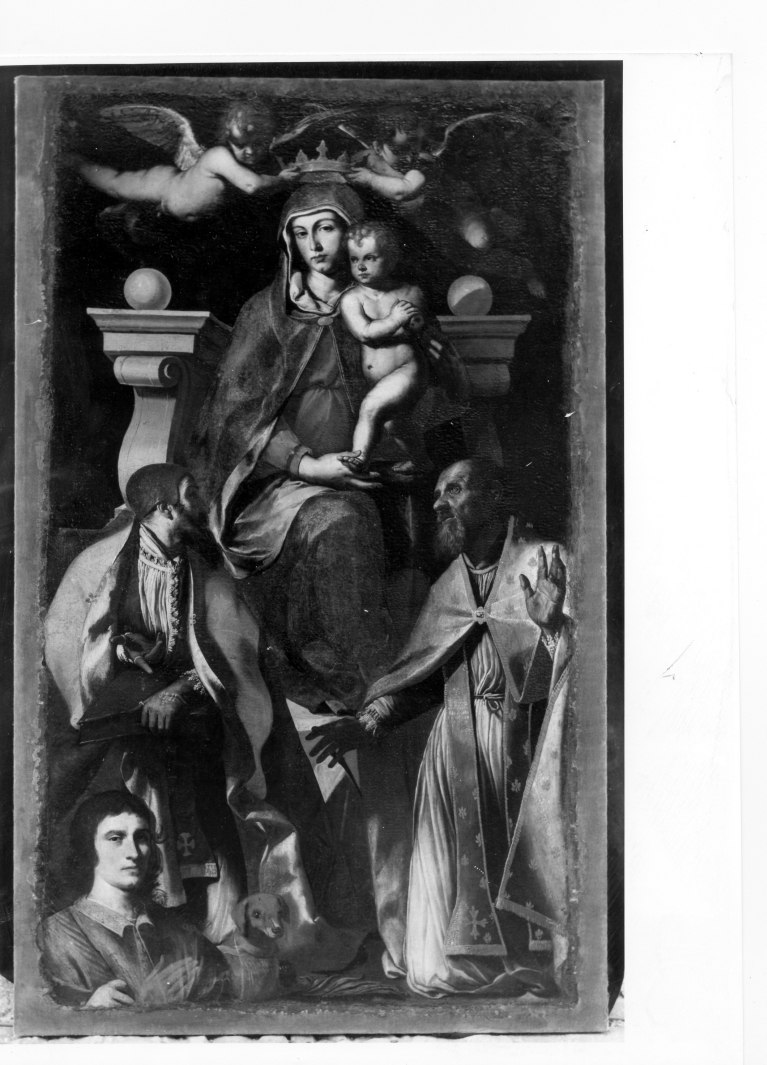 Madonna di Costantinopoli e Santi (dipinto) di Guarino Francesco (secondo quarto sec. XVII)